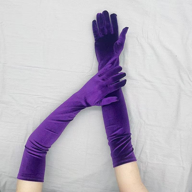 Kordurojo pirštinės, poliesterio pagrindas 21–30%, pilnų pirštų, šiluminės, Office Lady stilius