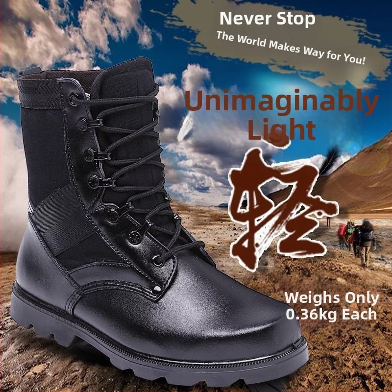 Unisex ultra-lengvi aukštų batų koviniai batai, kvėpuojantys, atsparūs vandeniui, šoką slopinantys, greitai džiūstantys, taktiniai lauko batai