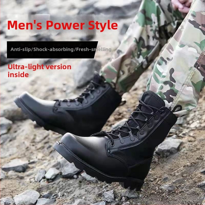 Unisex ultra-lengvi aukštų batų koviniai batai, kvėpuojantys, atsparūs vandeniui, šoką slopinantys, greitai džiūstantys, taktiniai lauko batai