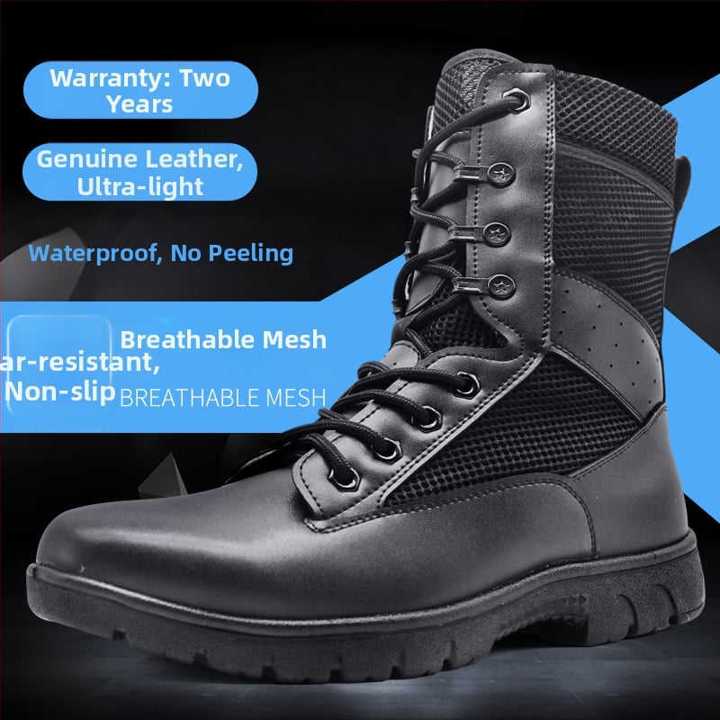Unisex ultra-lengvi aukštų batų koviniai batai, kvėpuojantys, atsparūs vandeniui, šoką slopinantys, greitai džiūstantys, taktiniai lauko batai