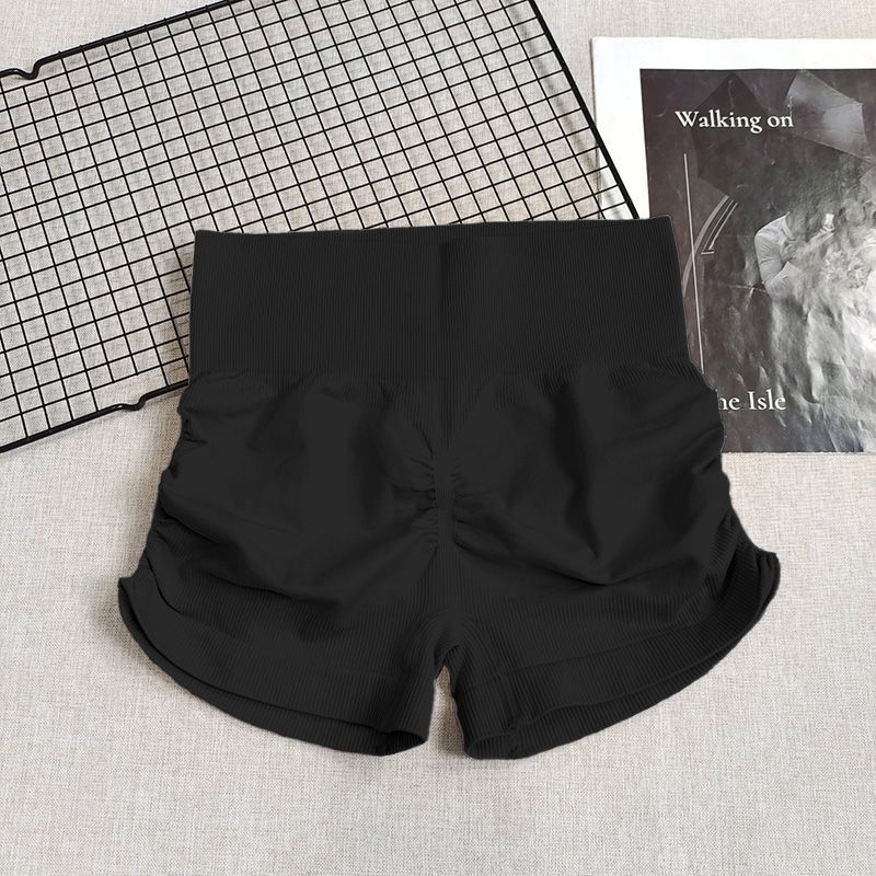 Γυναικείο σορτς γιόγκα με ψηλή μέση, έλεγχο κοιλιάς και ανύψωση γλουτών, γρήγορο στέγνωμα και διαπνοή; ύφασμα: νάιλον 90% / σπαντέξ 10%; μήκος: σορτς