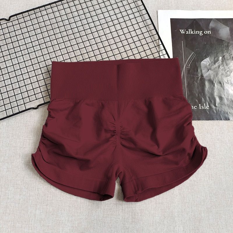 Γυναικείο σορτς γιόγκα με ψηλή μέση, έλεγχο κοιλιάς και ανύψωση γλουτών, γρήγορο στέγνωμα και διαπνοή; ύφασμα: νάιλον 90% / σπαντέξ 10%; μήκος: σορτς