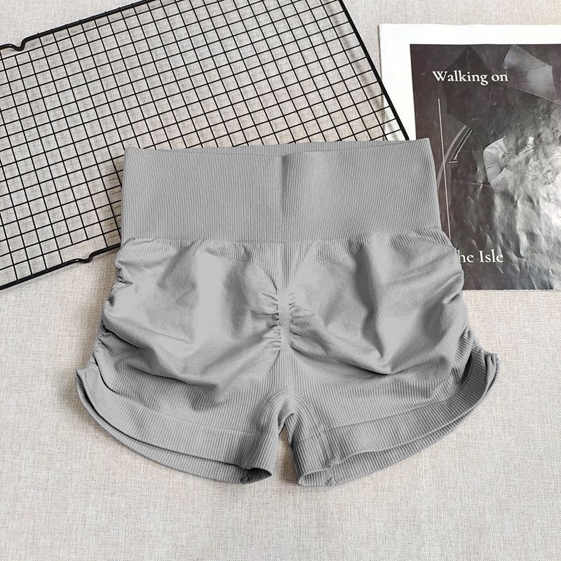 Γυναικείο σορτς γιόγκα με ψηλή μέση, έλεγχο κοιλιάς και ανύψωση γλουτών, γρήγορο στέγνωμα και διαπνοή; ύφασμα: νάιλον 90% / σπαντέξ 10%; μήκος: σορτς