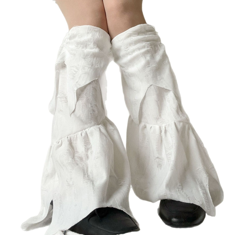 Y2K asimetriskas leg sleeves, vidējais garums, UV aizsardzība, poliestera/elastāna maisījums, izcelsme Zhejiang, 2024. gada pavasara izlase