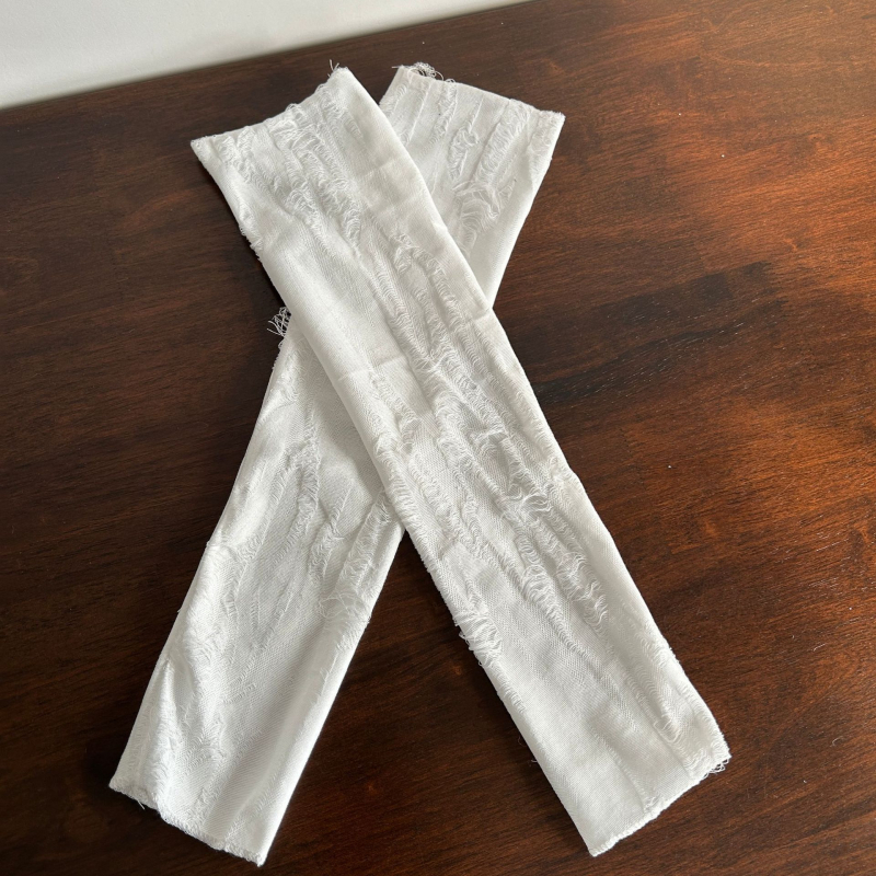 Y2K asimetriskas leg sleeves, vidējais garums, UV aizsardzība, poliestera/elastāna maisījums, izcelsme Zhejiang, 2024. gada pavasara izlase