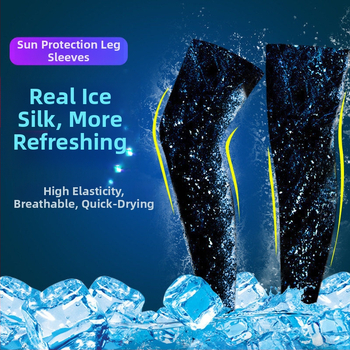 Ποδηλατικές επεκτάσεις ποδιών με προστασία από τον ήλιο, ελαφριές και αναπνεύσιμες (ice silk νάιλον, unisex)