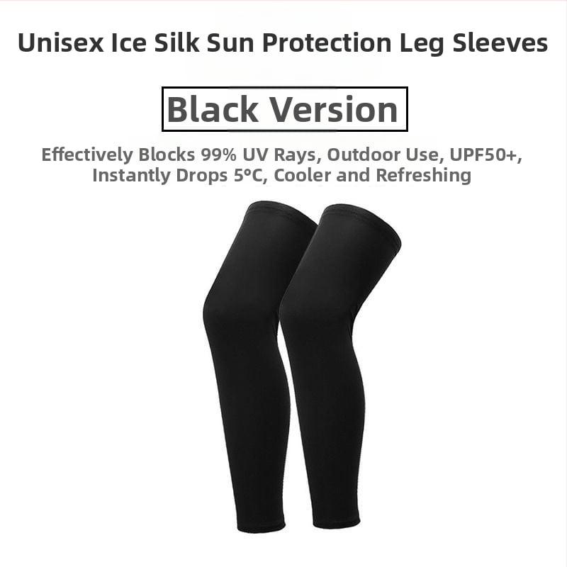 Ποδηλατικές επεκτάσεις ποδιών με προστασία από τον ήλιο, ελαφριές και αναπνεύσιμες (ice silk νάιλον, unisex)