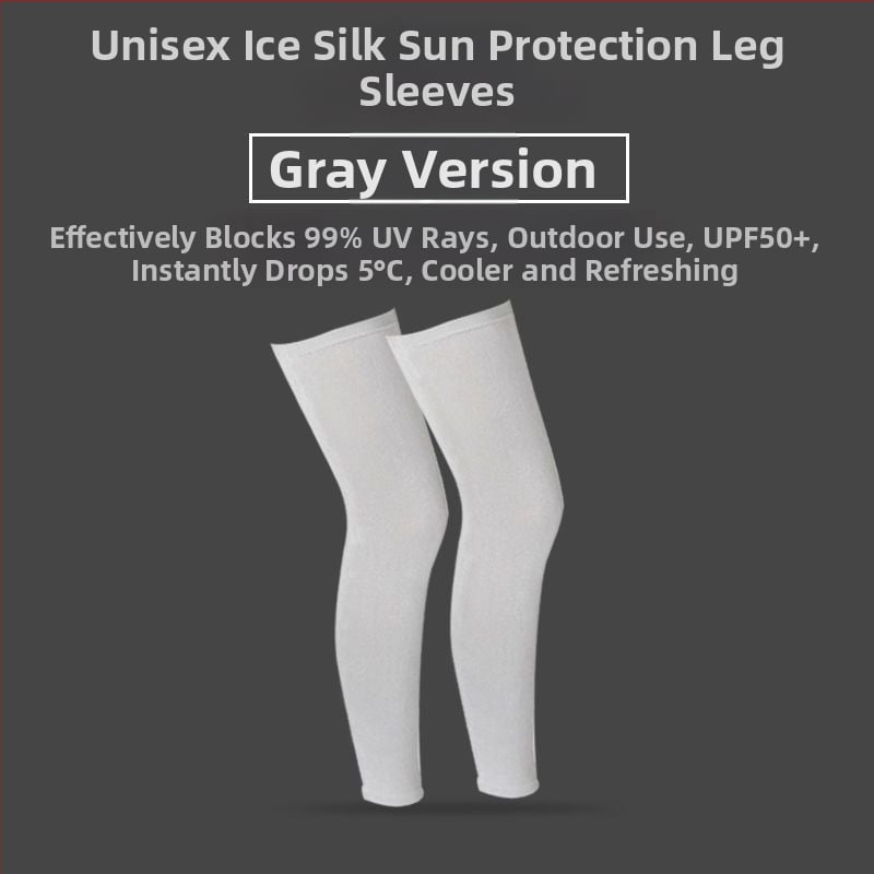Ποδηλατικές επεκτάσεις ποδιών με προστασία από τον ήλιο, ελαφριές και αναπνεύσιμες (ice silk νάιλον, unisex)