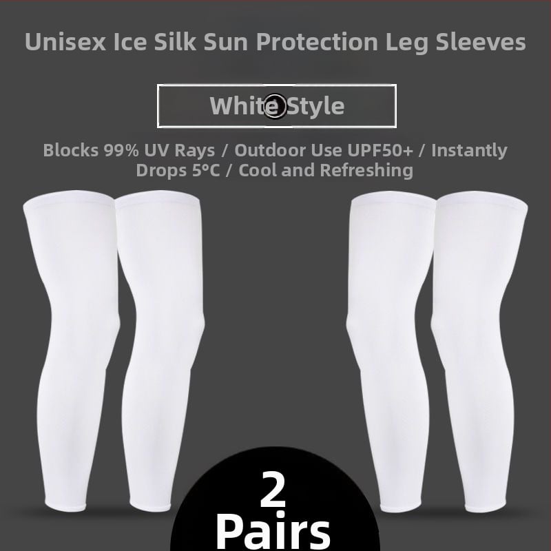 Ποδηλατικές επεκτάσεις ποδιών με προστασία από τον ήλιο, ελαφριές και αναπνεύσιμες (ice silk νάιλον, unisex)