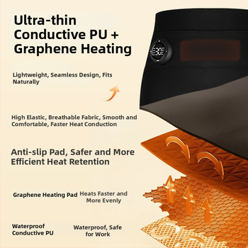 EMS sportinės kelnes su šildymo impulsu – kūno formavimas, sėdmenų pakėlimas, be siūlių; USB įkrovimas, mygtuko valdymas, 3 valandų veikimo laikas