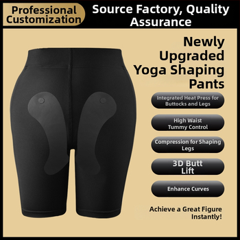 EMS sportinės kelnes su šildymo impulsu – kūno formavimas, sėdmenų pakėlimas, be siūlių; USB įkrovimas, mygtuko valdymas, 3 valandų veikimo laikas