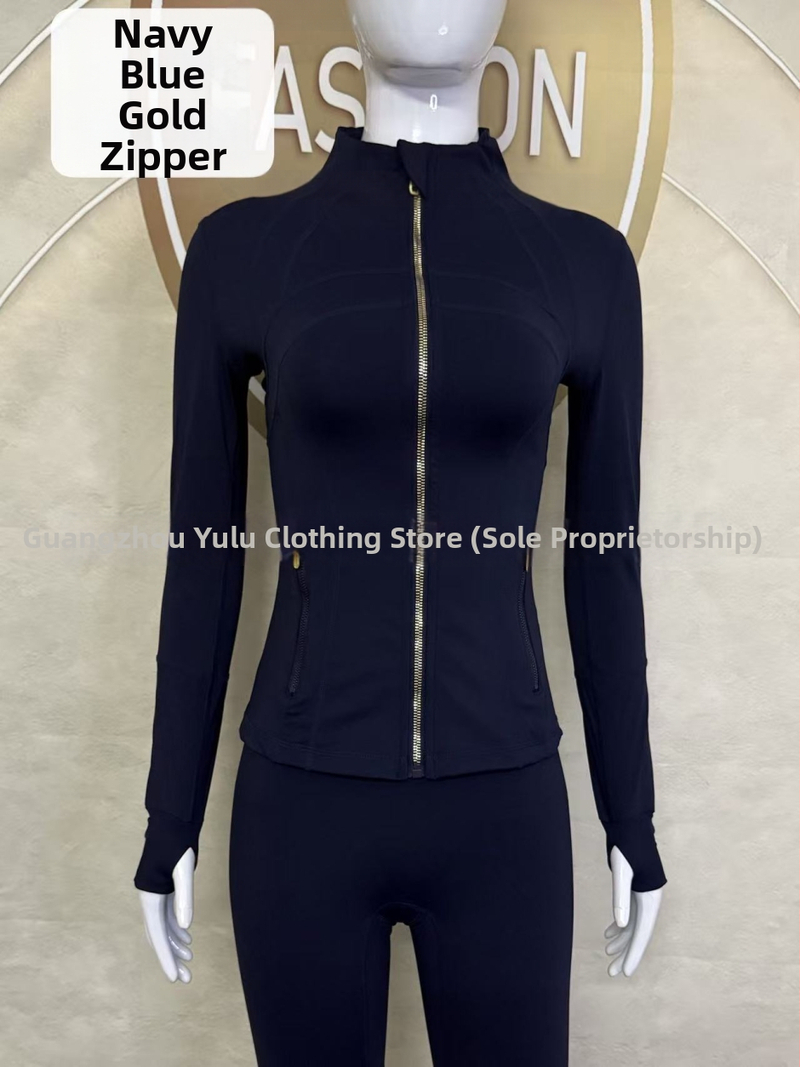 Sieviešu jaka ar stāvošu apkakli - slaids siluets, ātra žūšana un elpojamība, Nailons 75% / Spandex 25% ar Lycra, gūžu garums