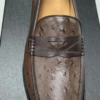 Vyriski odiniai loaferiai Slip-On, viršutinė dalis iš karvių odos, guma pada, apvali nosis, žemas kulnas