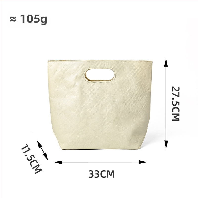 DuPont popieriaus dovanų maišelis su magnetiniu uždarymu, viduje kišenė su užtrauktuku, pritaikomas logotipas, retro stilius