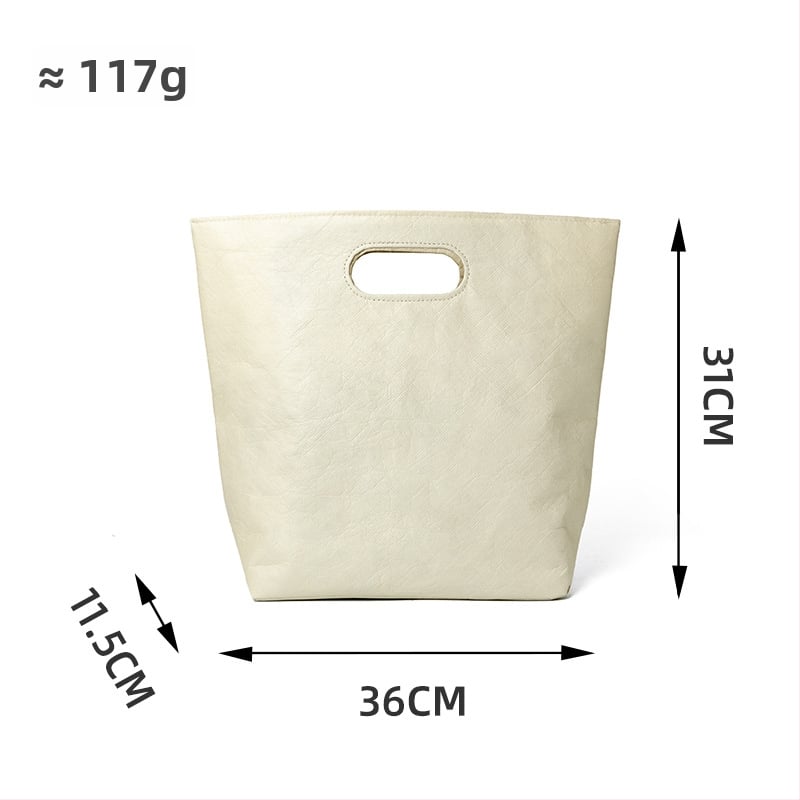 DuPont popieriaus dovanų maišelis su magnetiniu uždarymu, viduje kišenė su užtrauktuku, pritaikomas logotipas, retro stilius