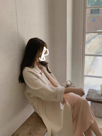 Anna Sicilijanska casual dugi dvostrani kašmir kaput za žene, korejski stil, jesen-zima, debeo