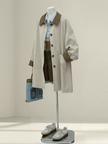 Geacă de damă din chenille, cu 50–70% elastan, guler polo, croială medie, stil coreean