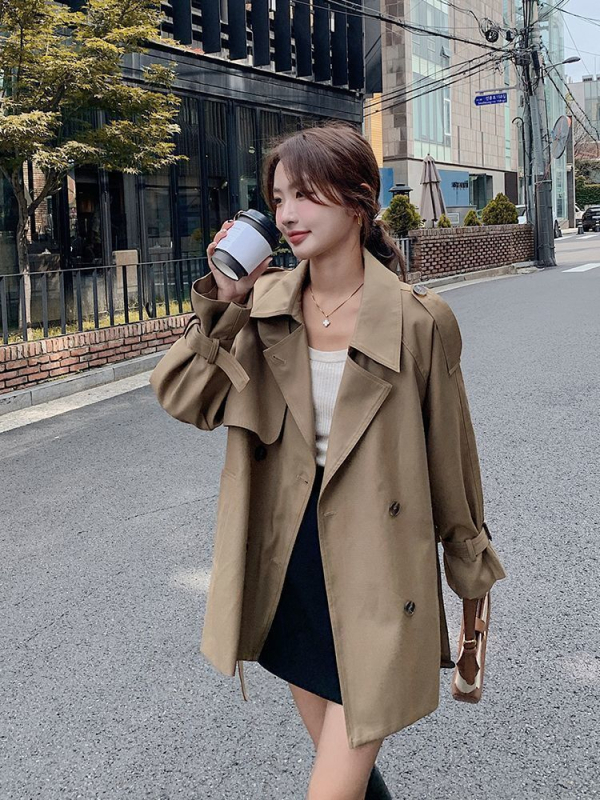 Női trench kabát, Chenille anyag, elasztán <30% tartalom, Bat-Type verzió, öltöny gallér, hercegnő ujjas