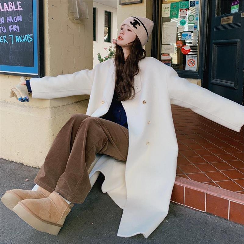 Geacă de damă din chenille, cu două fețe și guler înalt, primăvara 2025