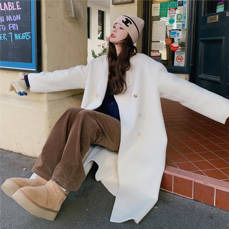 Geacă de damă din chenille, cu două fețe și guler înalt, primăvara 2025