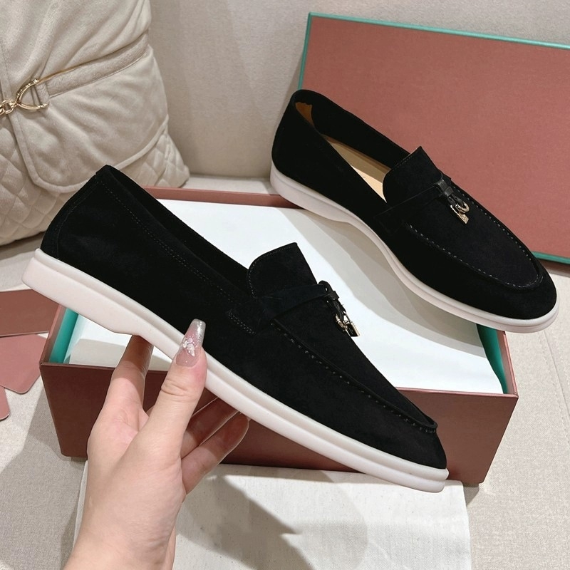 Ženske loaferice od teleće kože, slip-on, niski gornji dio, niski potpetica 1–3 cm, podstava od svinjske kože