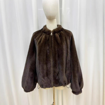 Palton din blană artificială pentru femei, țesătură Mink velvet cu căptușeală de velur, mâneci lungi, primăvara 2025