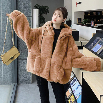 Ženska jakna s leopard printom od umjetnog krzna, baseball stil, podstava od mink krzna, uskog kroja