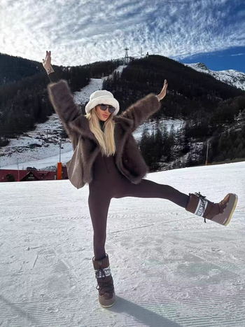 Palton din blană artificială, cu rever, mâneci lungi, pentru femei