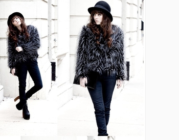 Παλτό από συνθετική γούνα, κορεατικό στυλ, μακρυμάνικο, χειμώνας 2020, για γυναίκες