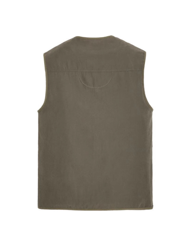 Xin Jing Da — Vestă din lână cu blană de miel reală, 95% lână, lungime medie, Primăvara 2025