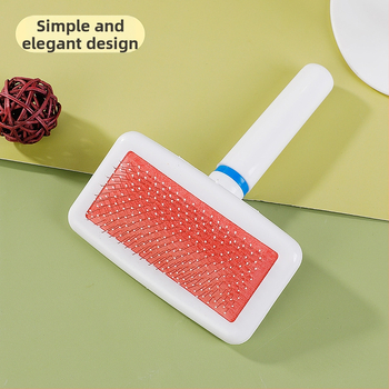 Pieptene de îngrijire pentru animale JBN - HIPS + oțel inoxidabil, pentru pisici și câini