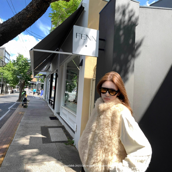 Γιλέκο από συνθετική γούνα με σταθερό γιακά, χωρίς μανίκια, κοντό σχέδιο, πολυεστερική ύφανση, για γυναίκες, άνοιξη 2025