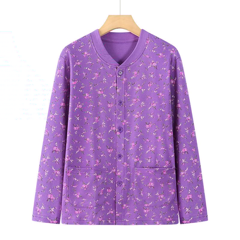 Cardigan pentru femei din bumbac 100% — mâneci lungi, stil casual, peste 95% bumbac, Iarna 2025, fără guler