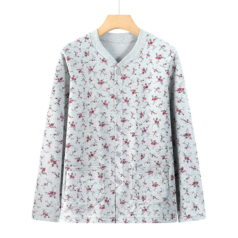 Cardigan pentru femei din bumbac 100% — mâneci lungi, stil casual, peste 95% bumbac, Iarna 2025, fără guler