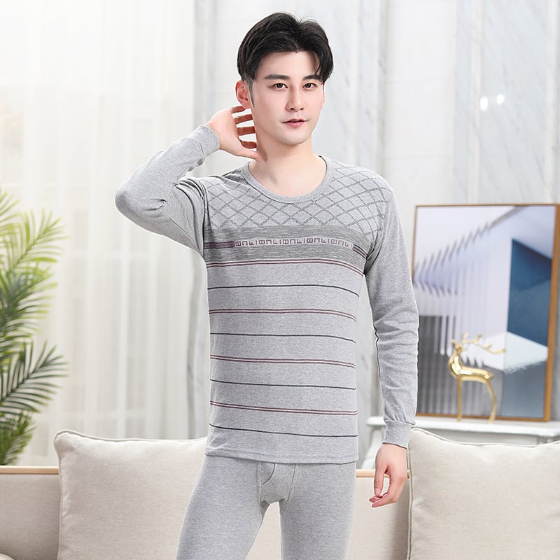 Férfiak számára készült pamut őszi melegítő készlet – kapucnis felső, hosszú ujjú, fél-turtleneck gallér, egy rétegű, 201–250 g/m²