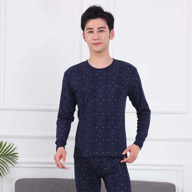 Férfiak számára készült pamut őszi melegítő készlet – kapucnis felső, hosszú ujjú, fél-turtleneck gallér, egy rétegű, 201–250 g/m²