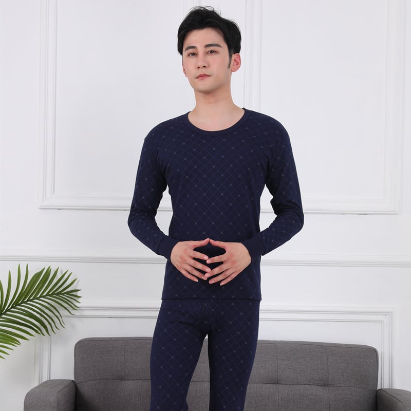 Férfiak számára készült pamut őszi melegítő készlet – kapucnis felső, hosszú ujjú, fél-turtleneck gallér, egy rétegű, 201–250 g/m²