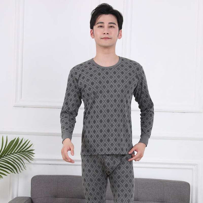 Férfiak számára készült pamut őszi melegítő készlet – kapucnis felső, hosszú ujjú, fél-turtleneck gallér, egy rétegű, 201–250 g/m²