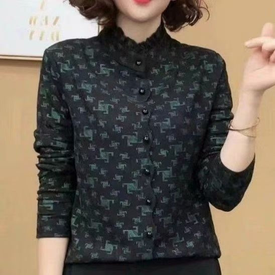 Tricou damă cu mânecă lungă, croială lejeră, guler rotund, poliester 90-95%, iarna 2024, stil urban