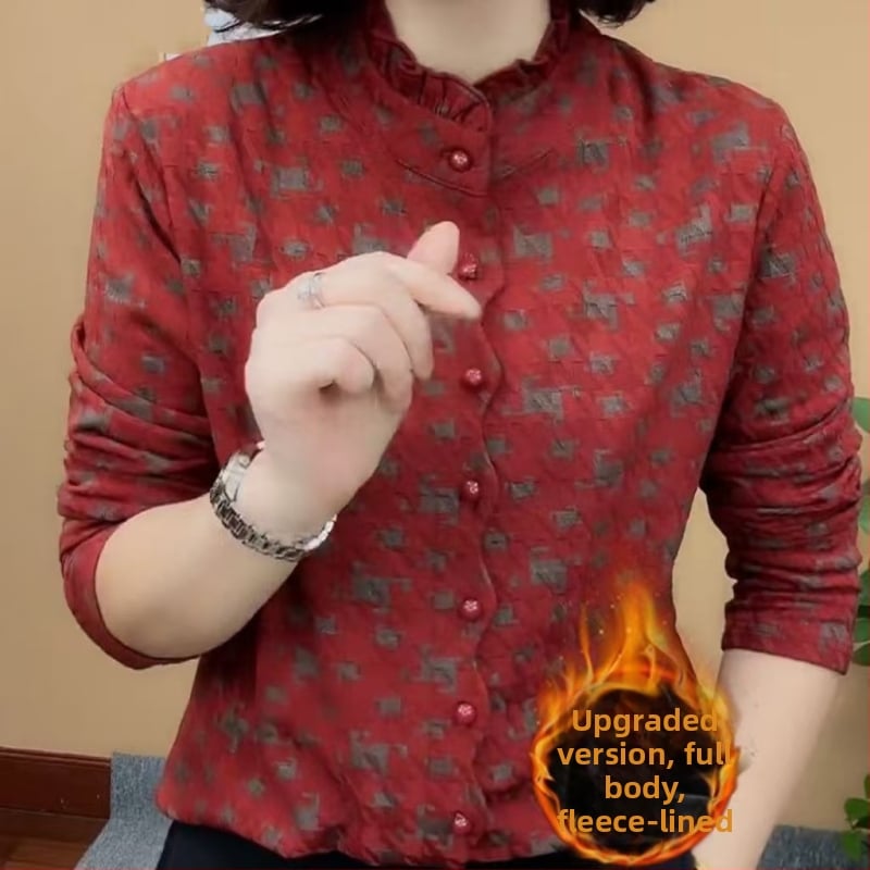 Tricou damă cu mânecă lungă, croială lejeră, guler rotund, poliester 90-95%, iarna 2024, stil urban