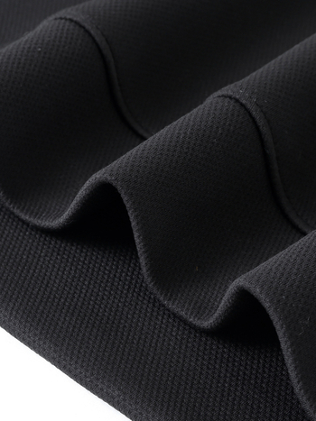 Vyrų vidinis topas su fliso pamušalu, ilgos rankovės, apykaklė tipo lapelis/polo, dryžuotas raštas, 100% poliesteris