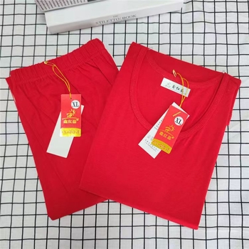 Női Lycra-pamut termikus alsónemű készlet kerek nyakú, hosszú ujjú – meleg, Spandex 80-90%