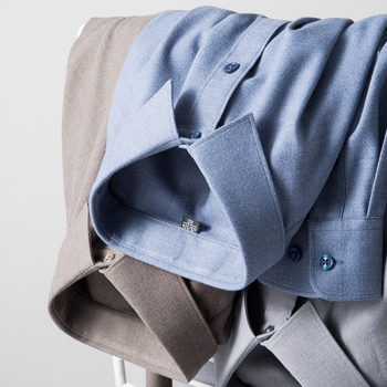 Modalová košeľa pre mužov, štvorcový golier, dlhý rukáv, úzky strih