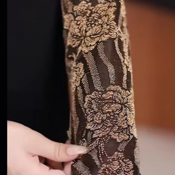 Jesenska majica s dugim rukavima, leopard uzorak, ovratnik-šal, udobna silueta