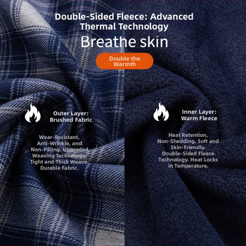 Πουκάμισο με μοτίβο πλέγματος, παχύ πολυεστερικό ύφασμα (≥96%), τετράγωνη λαιμόκοψη, μακριά μανίκια