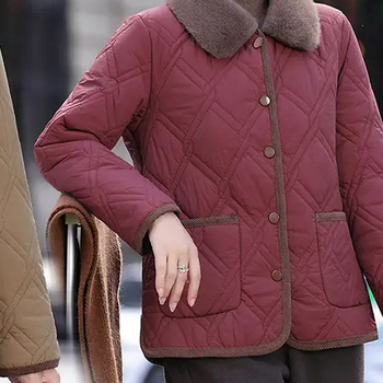 Pamut kabát reverrel, 3/4 ujjú, egyszínű, mindennapi stílus (Spring 2025)