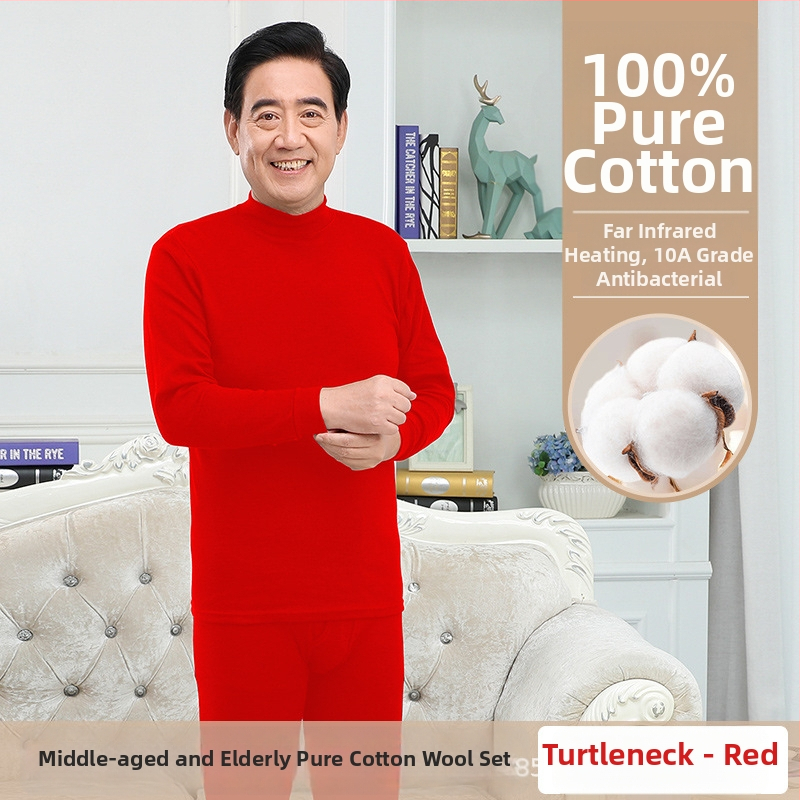 Set de lenjerie termică masculină din bumbac 100%, antibacterian, material subțire, cu glugă, păstrează căldura