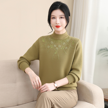 Ženska zimska bez rukava pleteni prsluk, etnički uzorak biljaka i cvijeća, širok kroj, mrežasta tkanina, akrilna vlakna do 30%