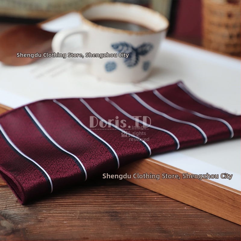 Batistă de buzunar pentru sacou – poliester Jacquard, model floral, stil lejer, primăvara 2025