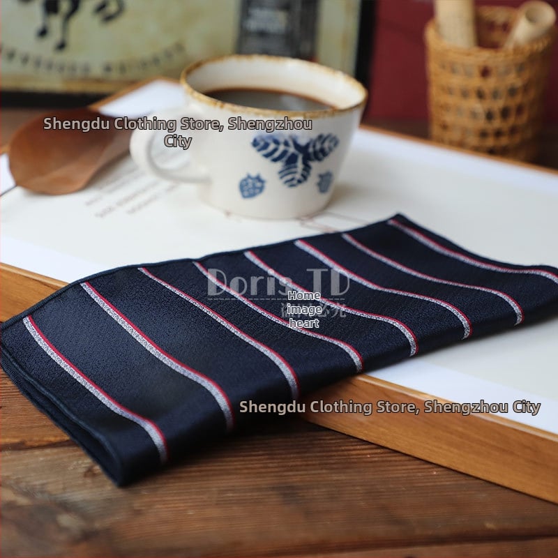 Batistă de buzunar pentru sacou – poliester Jacquard, model floral, stil lejer, primăvara 2025